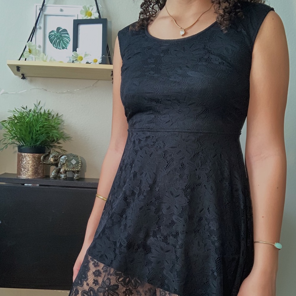 Cute black lace dress